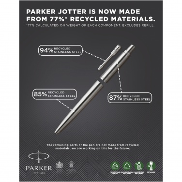 Logo trade promotional giveaway photo of: Parker Jotter ballpoint pen