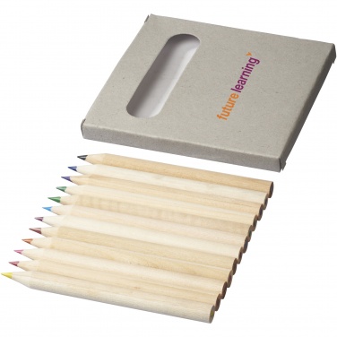 Logotrade promotional giveaway image of: Tallin 12-piece coloured pencil set