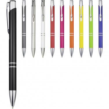 Logotrade promotional gifts photo of: Moneta aluminium click ballpoint pen