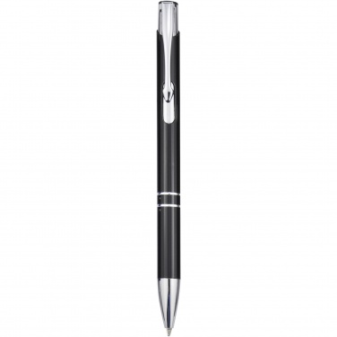 Logo trade promotional merchandise image of: Moneta aluminium click ballpoint pen