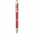 Moneta aluminium click ballpoint pen, Red