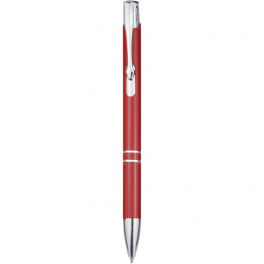 Logo trade advertising products image of: Moneta aluminium click ballpoint pen