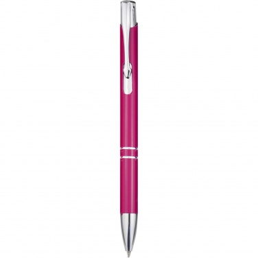 Logo trade promotional gift photo of: Moneta aluminium click ballpoint pen