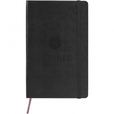 Logo trade corporate gifts image of: Moleskine Classic L hard cover notebook - ruled