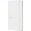 Moleskine Classic L hard cover notebook - ruled, White