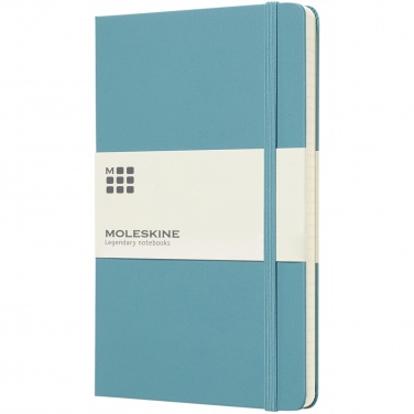 Logo trade promotional giveaways image of: Moleskine Classic L hard cover notebook - ruled