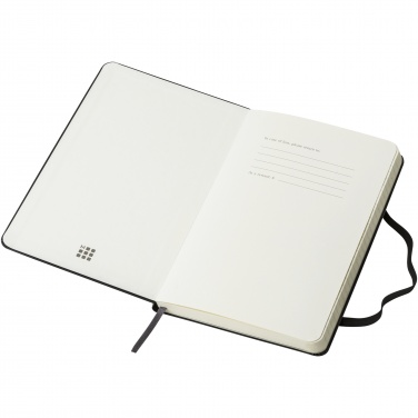 Logo trade promotional gift photo of: Moleskine Classic M hard cover notebook - ruled