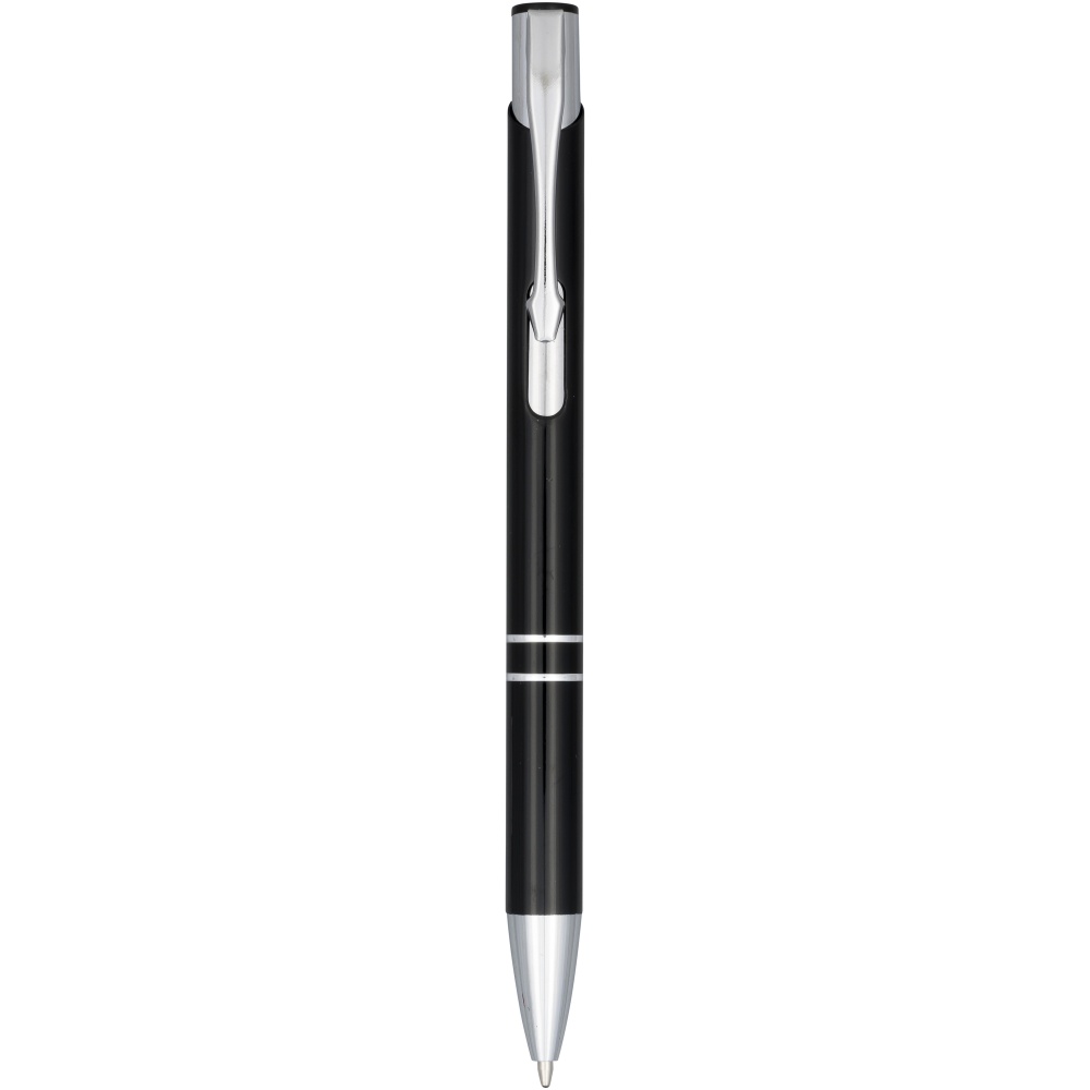 Logo trade promotional product photo of: Moneta anodized aluminium click ballpoint pen