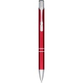 Moneta anodized aluminium click ballpoint pen, Red