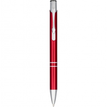 Logo trade business gift photo of: Moneta anodized aluminium click ballpoint pen