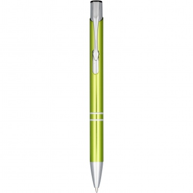 Logotrade promotional item image of: Moneta anodized aluminium click ballpoint pen