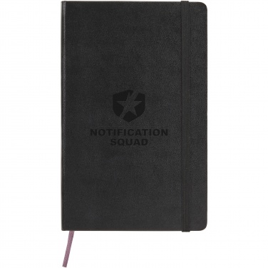 Logo trade promotional merchandise photo of: Moleskine Classic L hard cover notebook - squared