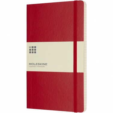 Logotrade promotional item image of: Moleskine Classic L soft cover notebook - squared