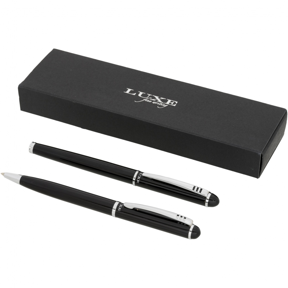 Logo trade corporate gifts image of: Andante duo pen gift set