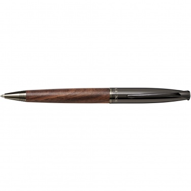 Logo trade promotional merchandise photo of: Loure wood barrel ballpoint pen