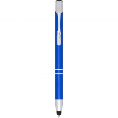 Logotrade promotional gift image of: Moneta anodized aluminium click stylus ballpoint pen