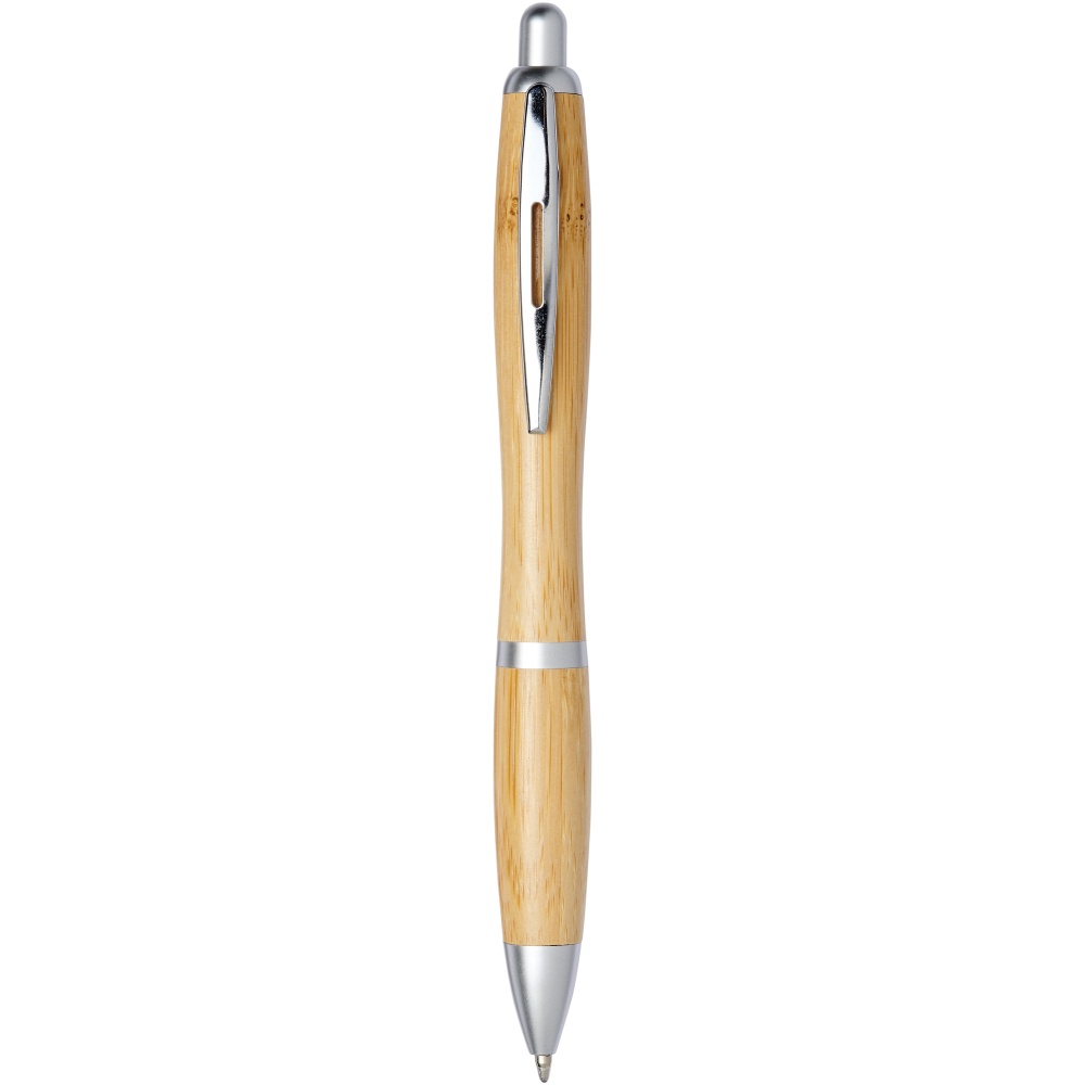 Logo trade corporate gift photo of: Nash bamboo ballpoint pen