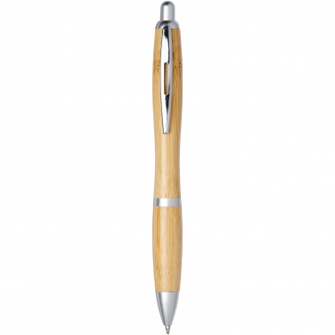 Logo trade corporate gifts picture of: Nash bamboo ballpoint pen