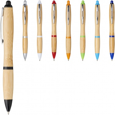 Logo trade promotional product photo of: Nash bamboo ballpoint pen