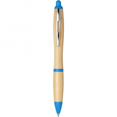 Logotrade business gift image of: Nash bamboo ballpoint pen