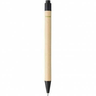 Logotrade promotional gift image of: Berk recycled carton and corn plastic ballpoint pen