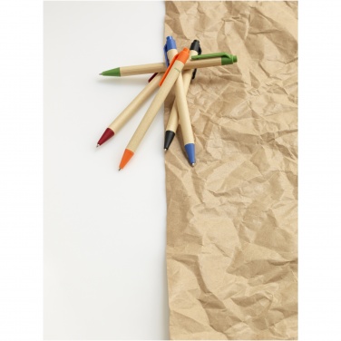 Logotrade business gift image of: Berk recycled carton and corn plastic ballpoint pen