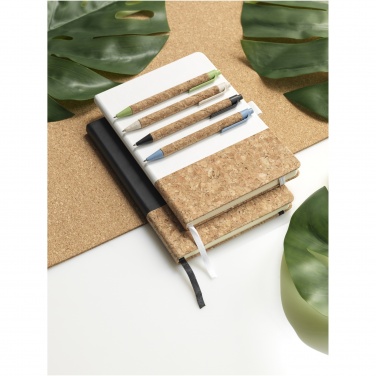 Logo trade promotional items image of: Midar cork and wheat straw ballpoint pen