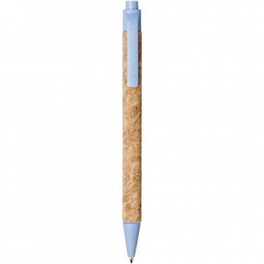 Logotrade advertising product picture of: Midar cork and wheat straw ballpoint pen