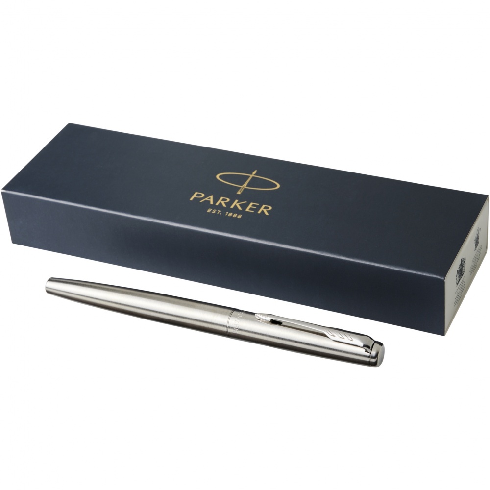 Logo trade promotional merchandise photo of: Parker Jotter stainless steel fountain pen