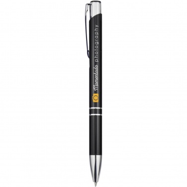 Logotrade promotional item image of: Moneta aluminium click ballpoint pen