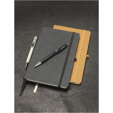 Logo trade business gift photo of: Atlana leather pieces notebook