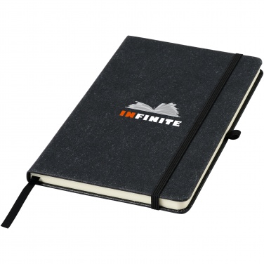 Logo trade promotional items image of: Atlana leather pieces notebook