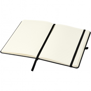 Logo trade advertising products picture of: Atlana leather pieces notebook