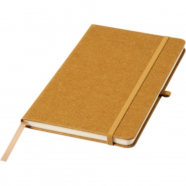 Logo trade promotional merchandise image of: Atlana leather pieces notebook