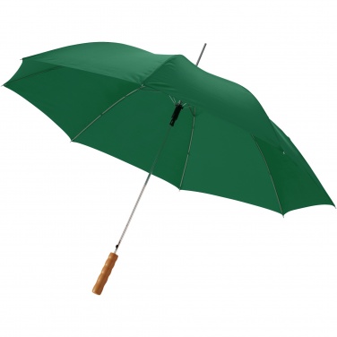 Logo trade promotional items image of: Lisa 23" auto open umbrella with wooden handle