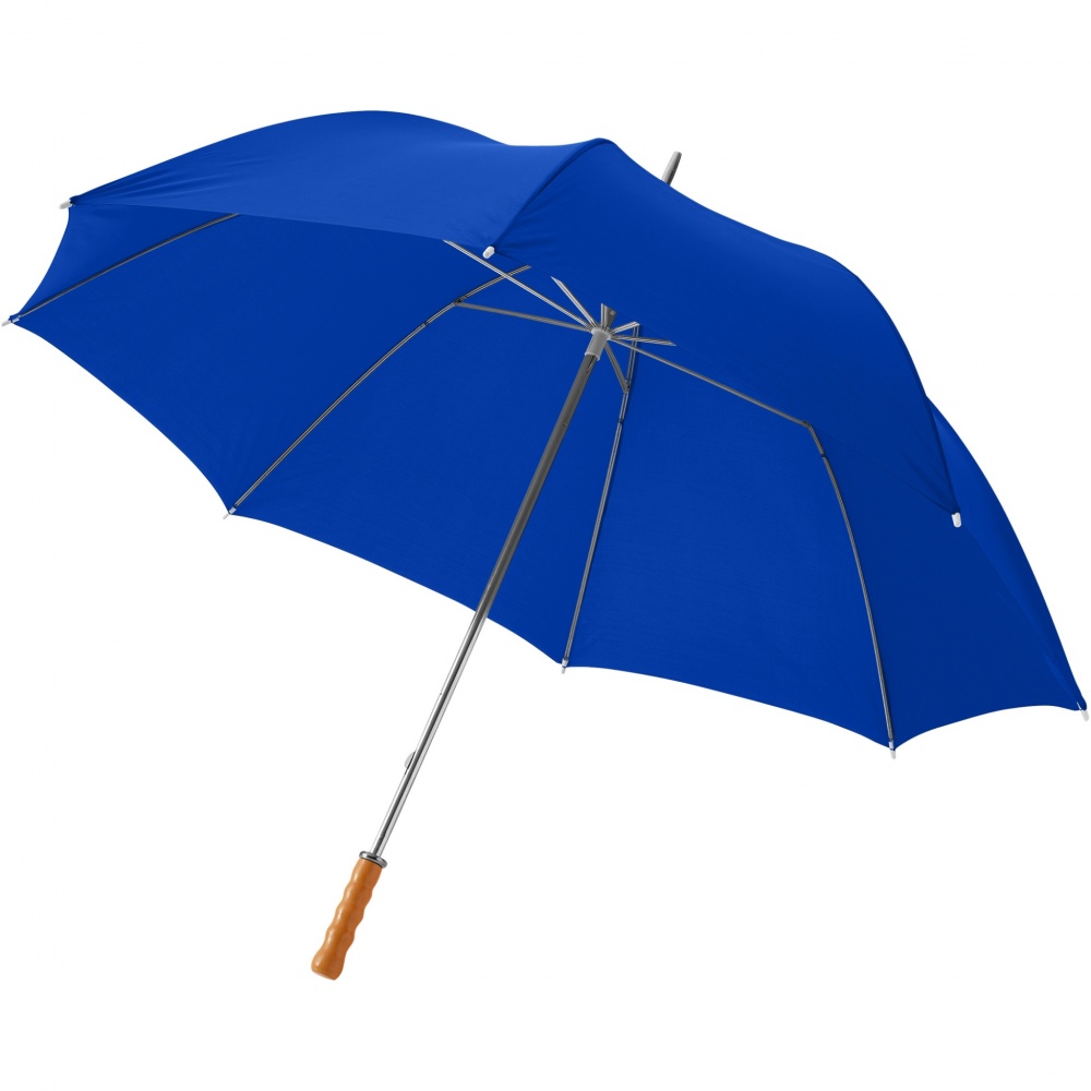 Logo trade advertising products image of: Karl 30" golf umbrella with wooden handle