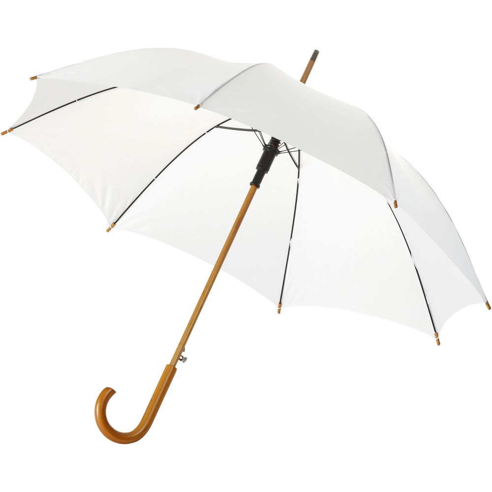 Logotrade promotional gifts photo of: Kyle 23" auto open umbrella wooden shaft and handle