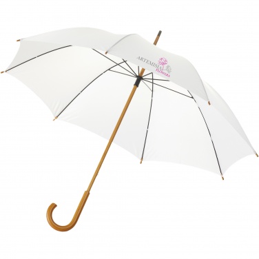 Logo trade promotional gifts picture of: Jova 23" umbrella with wooden shaft and handle