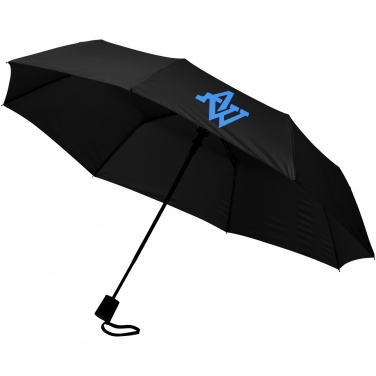 Logo trade promotional gifts image of: Wali 21" foldable auto open umbrella