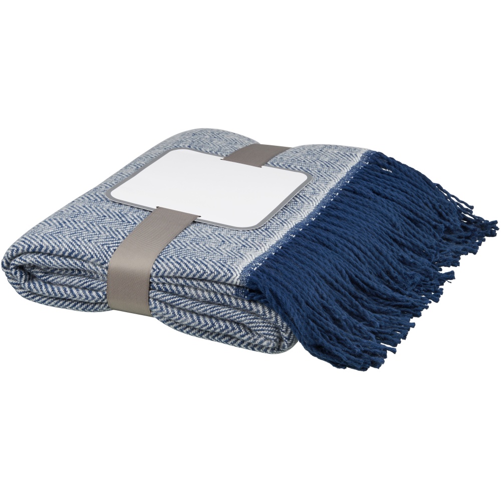 Logo trade promotional item photo of: Haven herringbone throw blanket