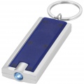 Castor LED keychain light, Blue / Silver