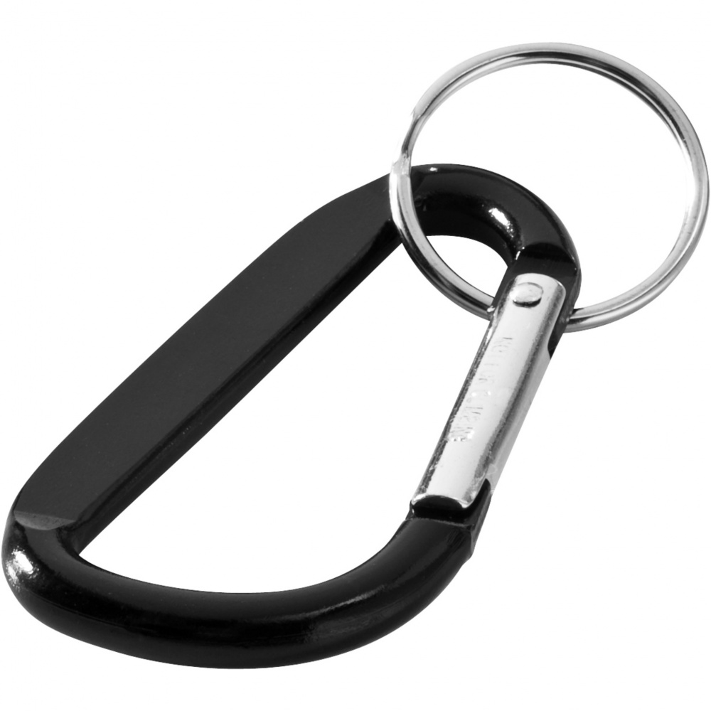 Logo trade promotional giveaway photo of: Timor carabiner keychain