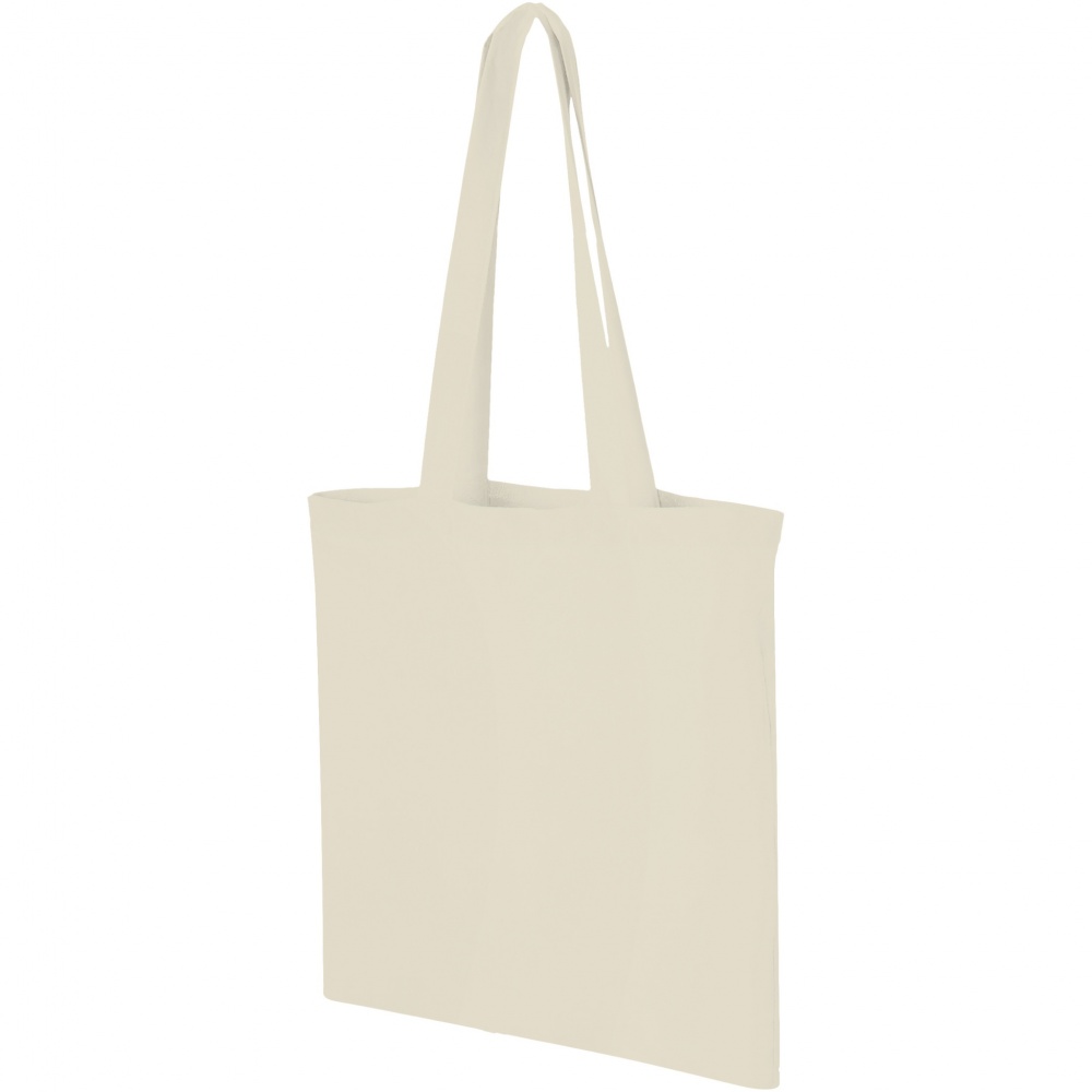 Logo trade corporate gifts image of: Carolina 100 g/m² cotton tote bag 7L