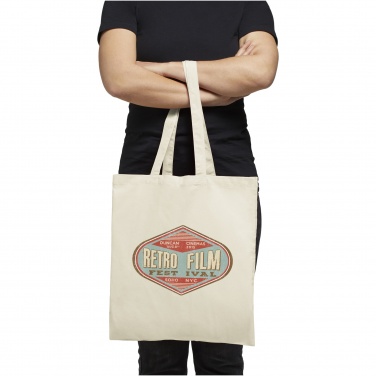 Logo trade promotional merchandise photo of: Carolina 100 g/m² cotton tote bag 7L