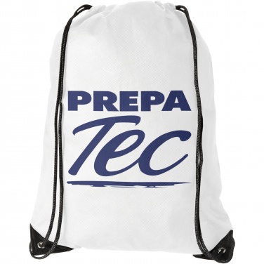 Logo trade corporate gifts image of: Evergreen non-woven drawstring bag 5L