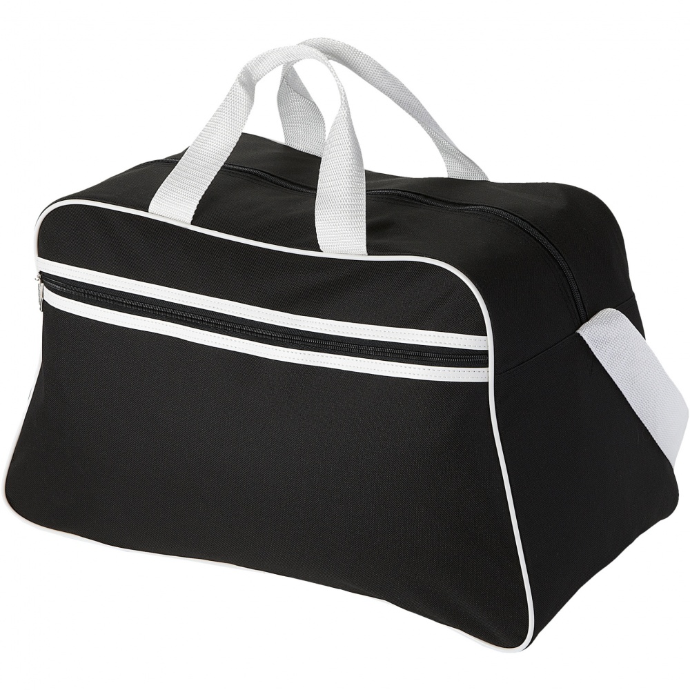 Logotrade advertising product image of: San Jose 2-stripe sports duffel bag 30L