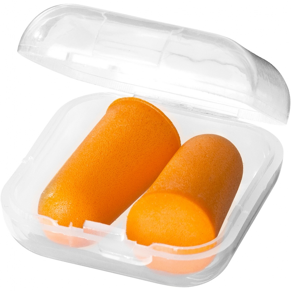 Logo trade promotional item photo of: Serenity earplugs with travel case