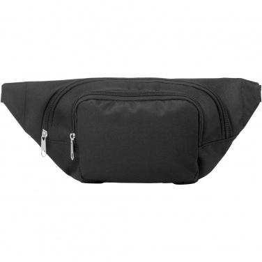 Logo trade promotional giveaways image of: Santander fanny pack with two compartments