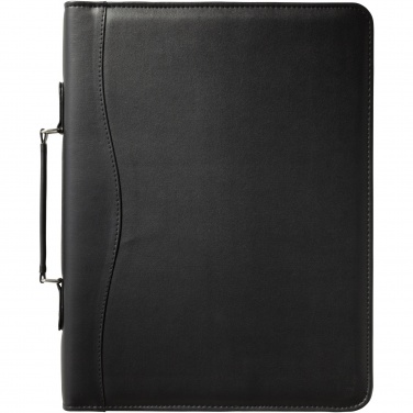 Logo trade business gifts image of: Ebony A4 briefcase portfolio