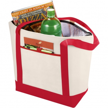 Logo trade corporate gift photo of: Lighthouse non-woven cooler tote 21L